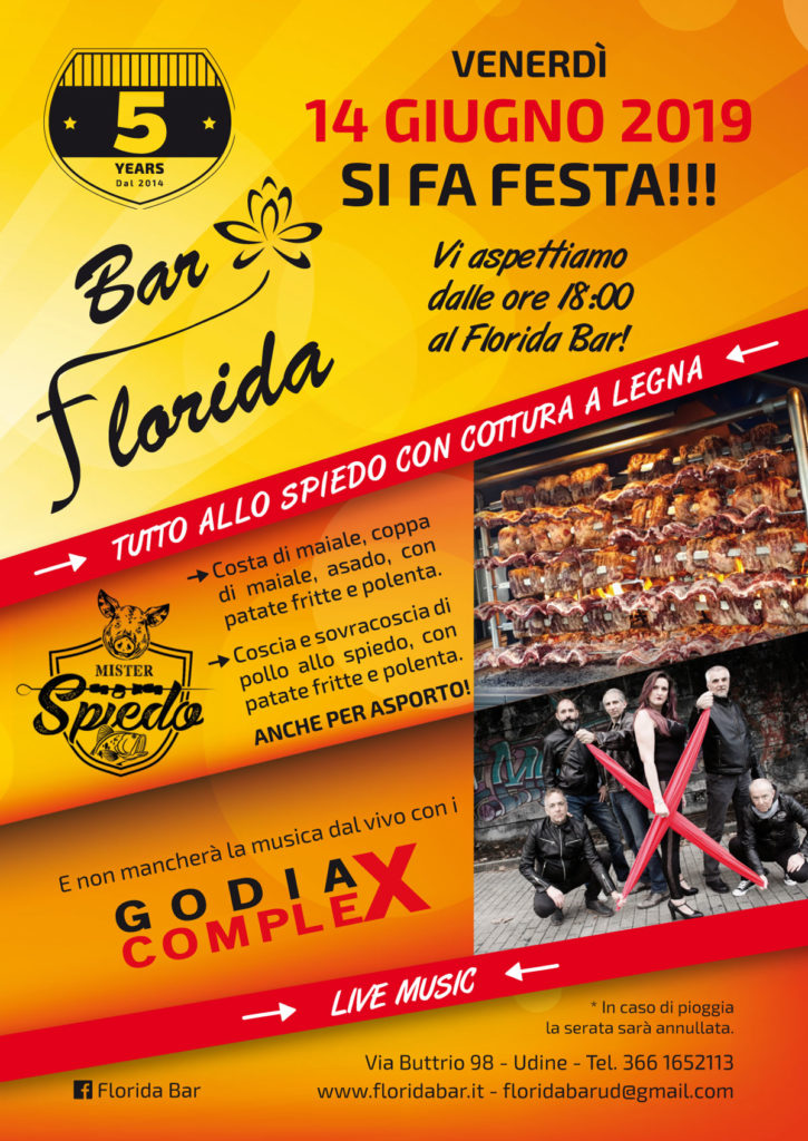 Festa al Florida Bar a Udine!